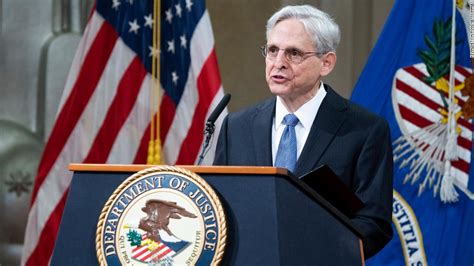 Merrick Garland Arrives At Justice Department And Delivers An Implicit
