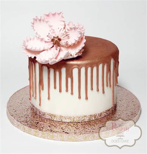 rose gold drip cake green birthday cakes sweet 16 cakes drip cakes