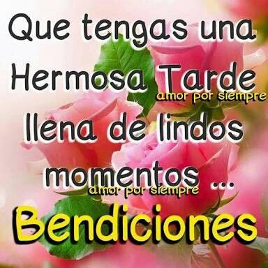 Buenas Tardes De Bendiciones Reto