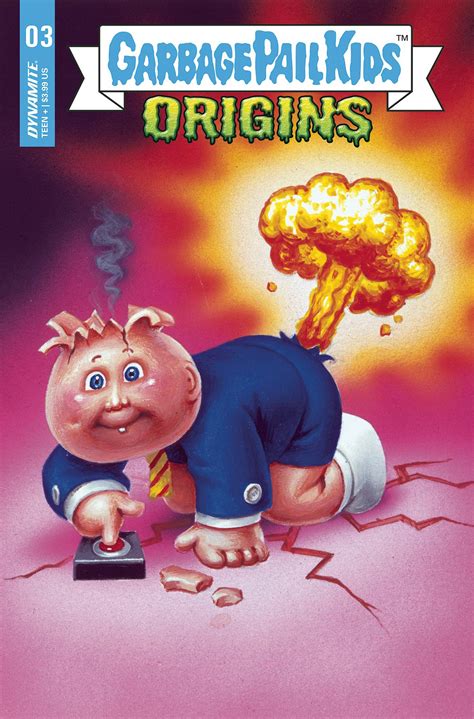 Garbage Pail Kids Origins 3 Trading Card Cover Fresh Comics