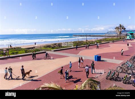 Beach Ocean Promenade Durban South Africa 20 Aug 2017 Durban Beach
