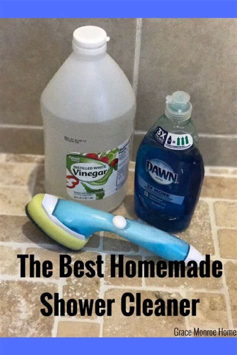 The Best Diy Homemade Shower Cleaner Homemade Shower Cleaner Cleaner Recipes Shower Cleaner