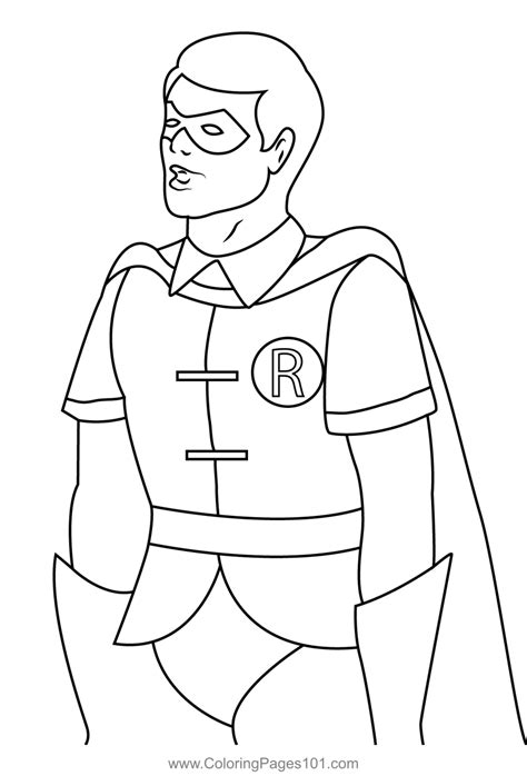 Robin Coloring Pages For Kids Printable