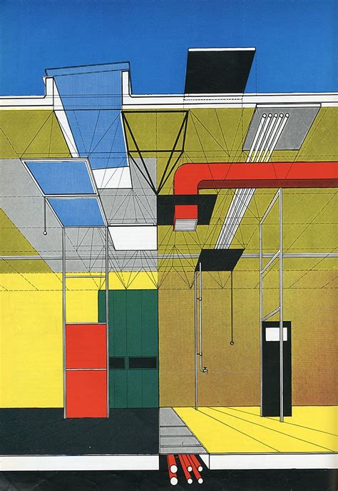 Gordon Cullen Architectural Review 1955 Architecture Drawing