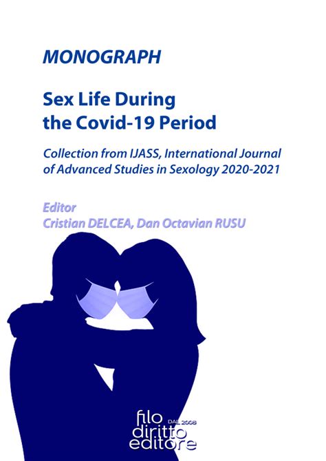 Pdf Monograph Of Sex Life During The Covid 19 Period Collection From