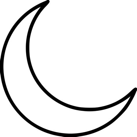 Crescent Moon Svg Png Icon Free Download 499089 Onlinewebfontscom