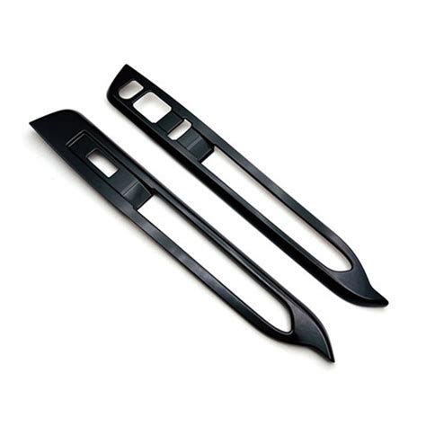 Car Glossy Black Window Gl Lift Button Switch Cover Trim Door Armrest