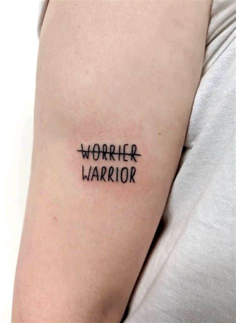 66 Meaningful One Word Tattoos That Say A Million Things