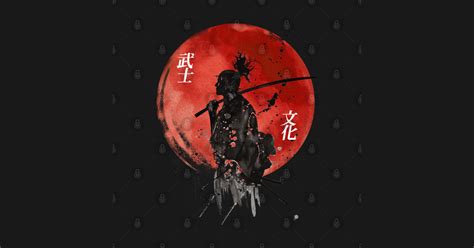 Red Moon Samurai Samurai Long Sleeve T Shirt Teepublic