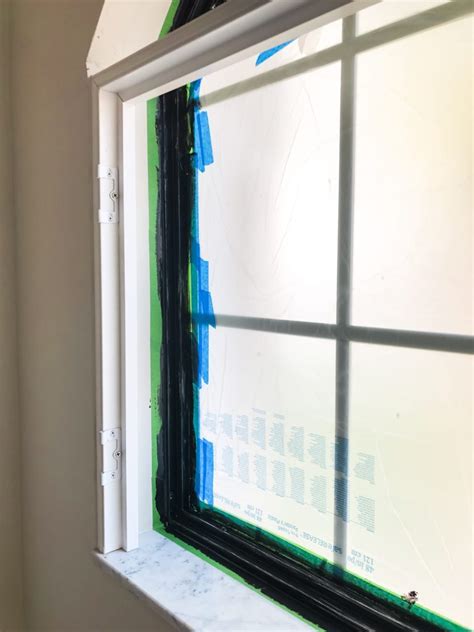How To Paint Black Window Frames And Panes Within The Grove