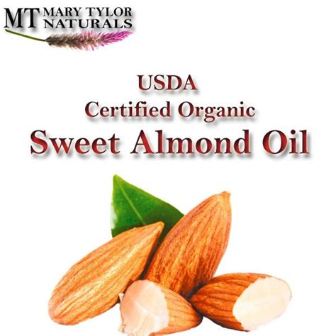 Sweet Almond Oil 16 Oz Usda Certified Organic Mary Tylor Naturals