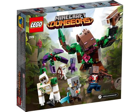 Lego Set 21176 1 The Jungle Abomination 2021 Minecraft Rebrickable Build With Lego