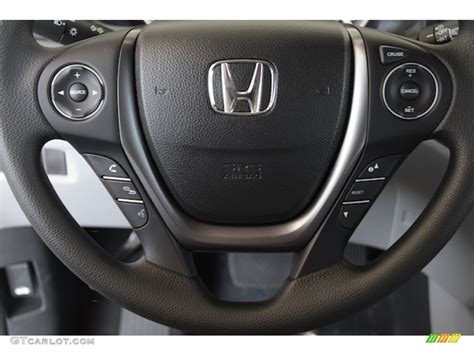 2017 Honda Pilot Lx Awd Gray Steering Wheel Photo 117222222