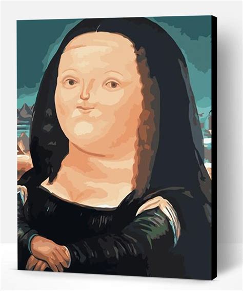 Fat Mona Lisa People Paint By Numbers Paint By Numbers Pro
