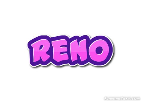 Reno Logo Free Name Design Tool From Flaming Text