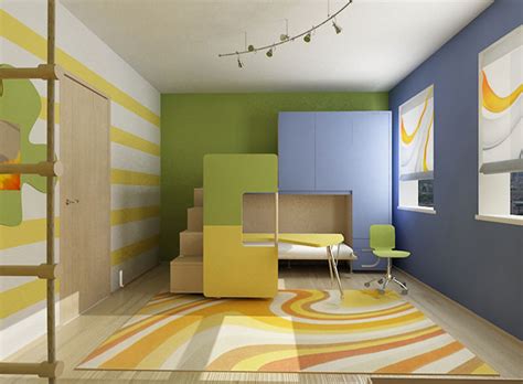 Cool Colorful Kids Room Ideas Bedroom Design Ideas