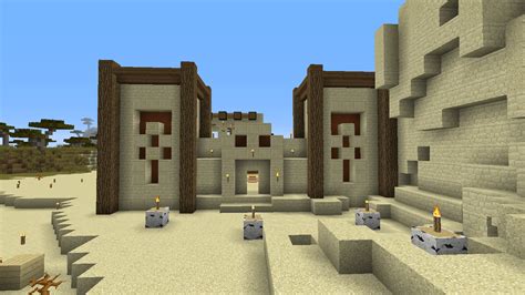 Easy minecraft builds for survival. Simple Survival Desert Build Start - Survival Mode ...