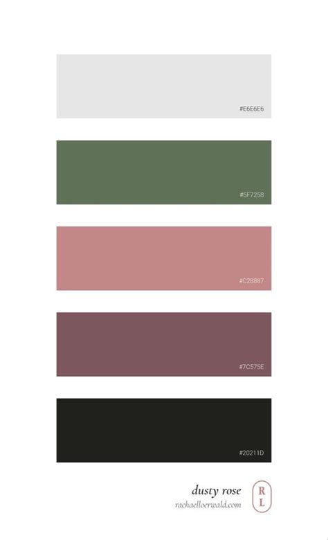 Dusty Rose Color Palette