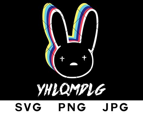 Bad Bunny SVG Bad Bunny Logo Music Album YHLQMDLG PNG Vector Etsy