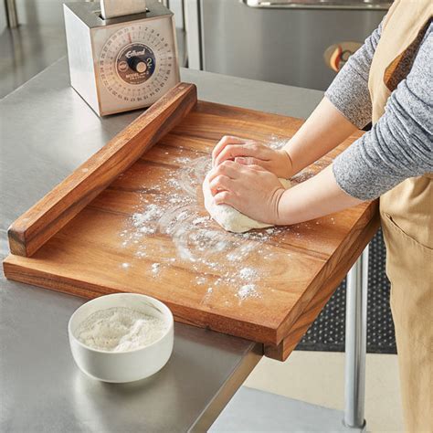 Large Wooden Pastry Board Reversible