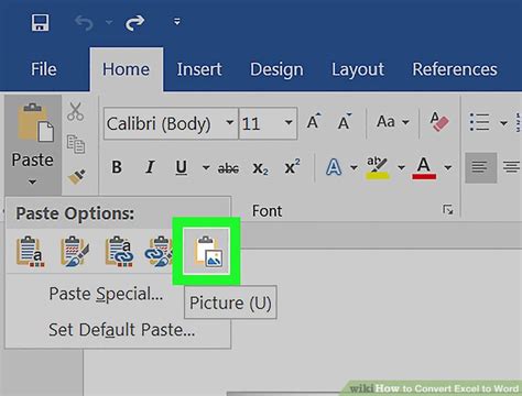 How To Convert Excel To Word Wikihow
