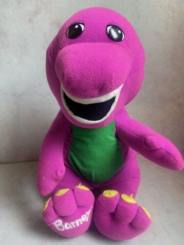 Vintage Playskool Talking Barney Plush Doll Tested Works 1992 1996