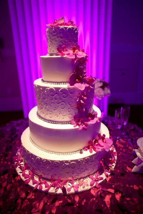 Wedding Cake 5 Tier Wedding Cakes Purple Wedding Cakes Amazing