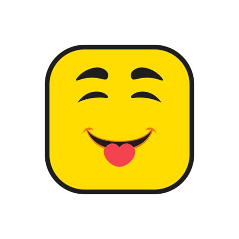 Smile Beam Generic Outline Color Icon