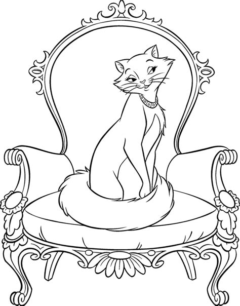 Select one of 1000 printable coloring pages of the category disney. Aristocats Coloring Pages | Coloriage dessin animé ...
