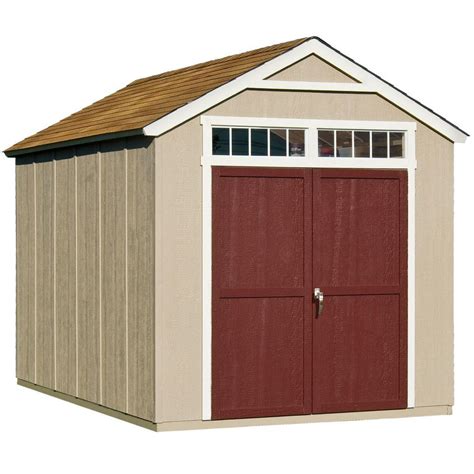 Do it yourself storage shed solutions. Handy Home Products Majestic 8 ft. x 12 ft. Wood Storage ...