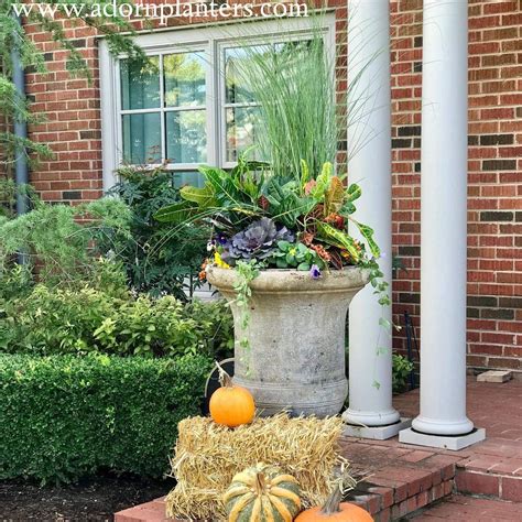 Adorn Fall Planters Container Gardening Fall Containers Fall Planters