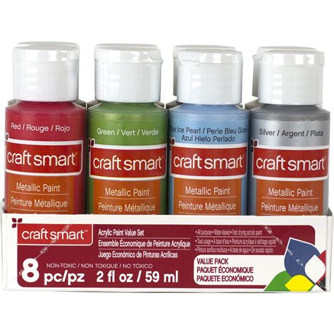 Find The Metallic Acrylic Paint Value Set By Craft Smart® At Michaels