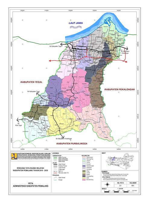 Peta Kabupaten Pemalang
