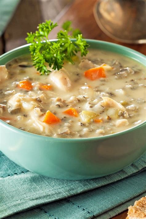 That's big news as i have this soup is packed with the perfect amount of chicken, veggies, and rice….all in a creamy broth! Copycat Panera Bread Cream of Chicken & Wild Rice Soup ...