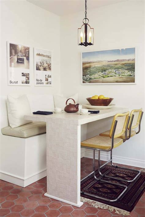 Built in handles and lightweight for easy mobility; Banquette Built-In Benches Add Smart Kitchen Seating ...