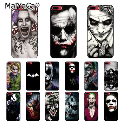 Maiyaca Funny Clown Batman Joker Diy Painted Phone Case For Iphone 6s