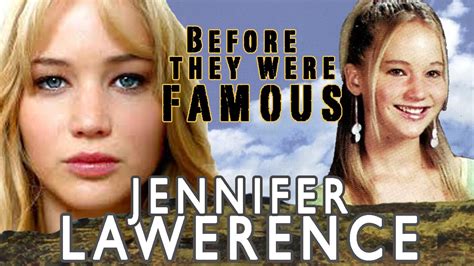 Jennifer Lawrence Before They Were Famous Jlaw Youtube