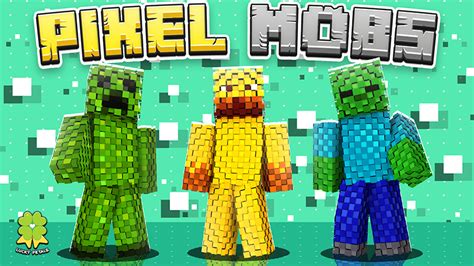 Pixel Mobs By The Lucky Petals Minecraft Skin Pack Minecraft