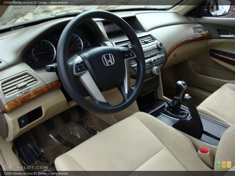 Ivory Interior Dashboard For The 2008 Honda Accord Ex Sedan 54357694