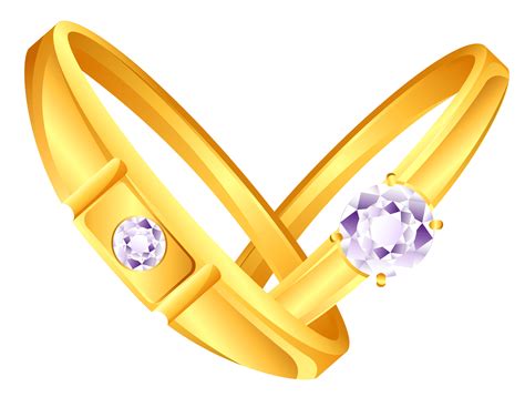 Wedding Golden Rings Png Image Transparent Image Download Size