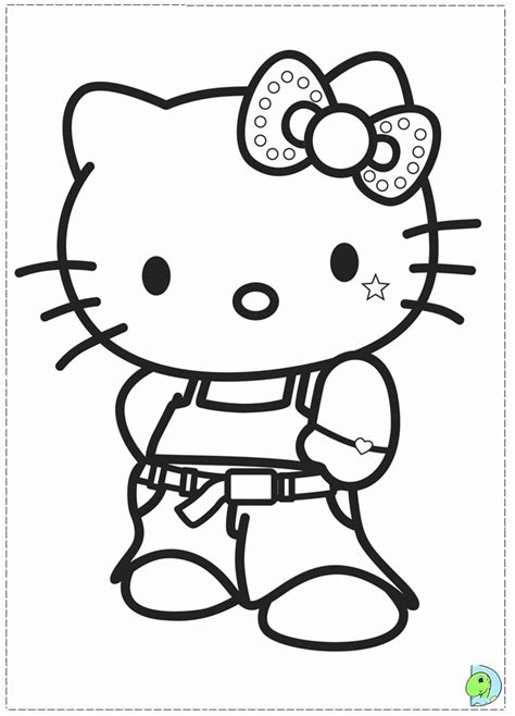 Welcome in free coloring pages site. Easy To Draw Hello Kitty - Coloring Home