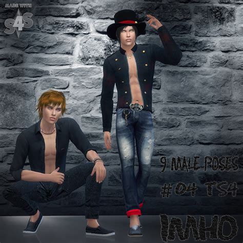 9 Male Poses 04 At Imho Sims 4 Sims 4 Updates