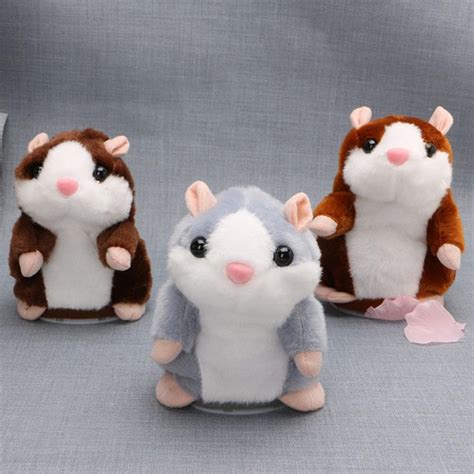 Cute Talking Nod Hamster Mouse Record Chat Pet Plush Toy T For Kids