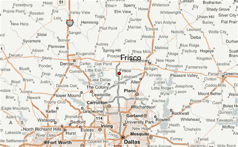 Frisco Texas County Map