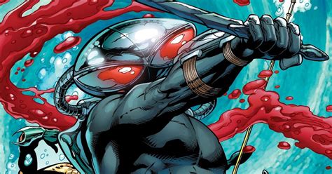Aquaman Villain First Look Black Manta Looks Very Comic Book Y Good