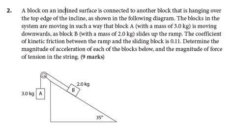 Solved Dynamics High School Question 9to5science
