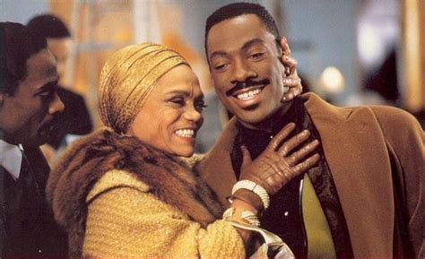 Eddie Murphy And The Late Legendary Miss Eartha Kitt In A Scene From The Movie Boomerang 1992