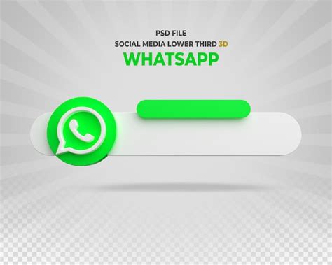 Logotipos De M Dia Social Do Whatsapp Terceiro Banner Inferior