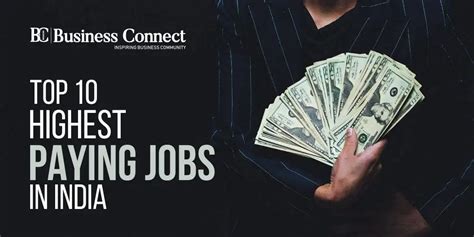 Top 10 Highest Paying Jobs In India Bcm