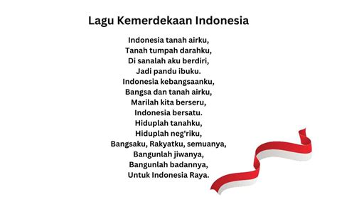 10 Lagu Kemerdekaan Indonesia Sering Diputar Saat 17 Agustus